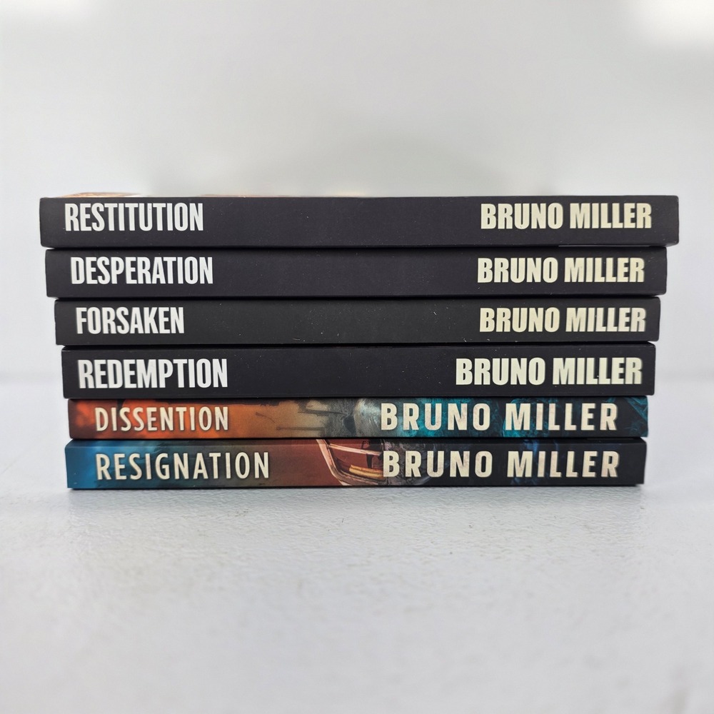 Bruno Miller Dark Road Series Books 8-13 Paperback Set Post-Apocalyptic Thriller